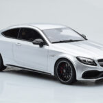 Mercedes C63S AMG C205 Coupe Sidabrinis GT Spirit 1:18 - image 4 of 6