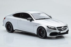 Mercedes C63S AMG C205 Coupe Sidabrinis GT Spirit 1:18 GT116 Derva - nuotrauka 4 iš 6