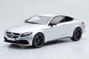 Mercedes C63S AMG C205 Coupe Sidabrinis GT Spirit 1:18