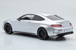 Mercedes C63S AMG C205 Coupe Sidabrinis GT Spirit 1:18 GT116 Derva - nuotrauka 5 iš 6