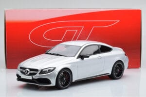 Mercedes C63S AMG C205 Coupe Sidabrinis GT Spirit 1:18 GT116 Derva - nuotrauka 6 iš 6
