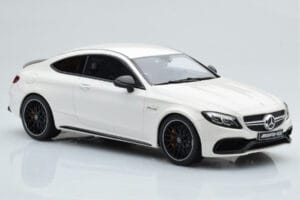 Mercedes C63S AMG C205 Coupe Baltas GT Spirit 1:18 B66965707 Derva - nuotrauka 4 iš 6