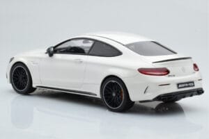 Mercedes C63S AMG C205 Coupe Baltas GT Spirit 1:18 B66965707 Derva - nuotrauka 5 iš 6