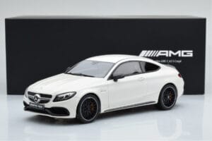 Mercedes C63S AMG C205 Coupe Baltas GT Spirit 1:18 B66965707 Derva - nuotrauka 6 iš 6