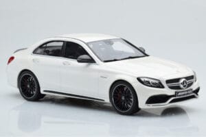 Mercedes C63S AMG W205 Baltas GT Spirit 1:18 B66960370 Derva - nuotrauka 4 iš 6