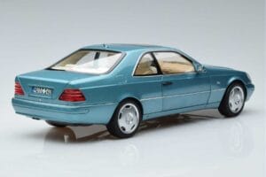 Mercedes CL600 C140 Mėlynas Metalinis Norev 1:18 183448 Metalas - nuotrauka 3 iš 7