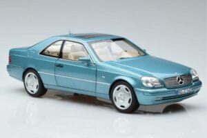 Mercedes CL600 C140 Mėlynas Metalinis Norev 1:18 183448 Metalas - nuotrauka 5 iš 7