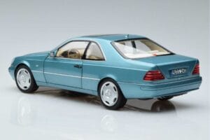 Mercedes CL600 C140 Mėlynas Metalinis Norev 1:18 183448 Metalas - nuotrauka 6 iš 7