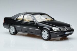 Mercedes CL600 C140 Riboto Tiražo Leidimas Norev 1:18 183447 Metalas - nuotrauka 6 iš 8