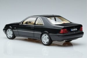 Mercedes CL600 C140 Riboto Tiražo Leidimas Norev 1:18 183447 Metalas - nuotrauka 7 iš 8