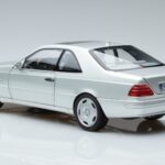 Mercedes CL600 C140 Sidabrinis Metalinis Norev 1:18 183446 Metalas - image 6 of 7