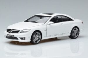 Mercedes CL63 AMG C216 Baltas AUTOart 1:18 76167 Metalas