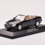 Mercedes CLK A209 Kabrioletas Obsidian Juodas Metalinis Minichamps 1:43 - image 2 of 4
