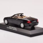 Mercedes CLK A209 Kabrioletas Obsidian Juodas Metalinis Minichamps 1:43 - image 3 of 4