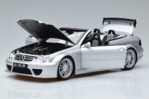 Mercedes CLK DTM AMG W209 Kabrioletas Sidabrinis Kyosho 1:18 B66962272 Metalas - nuotrauka 2 iš 8