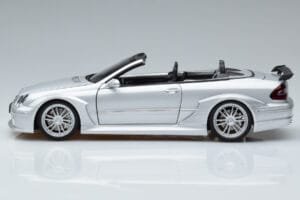 Mercedes CLK DTM AMG W209 Kabrioletas Sidabrinis Kyosho 1:18 B66962272 Metalas - nuotrauka 5 iš 8