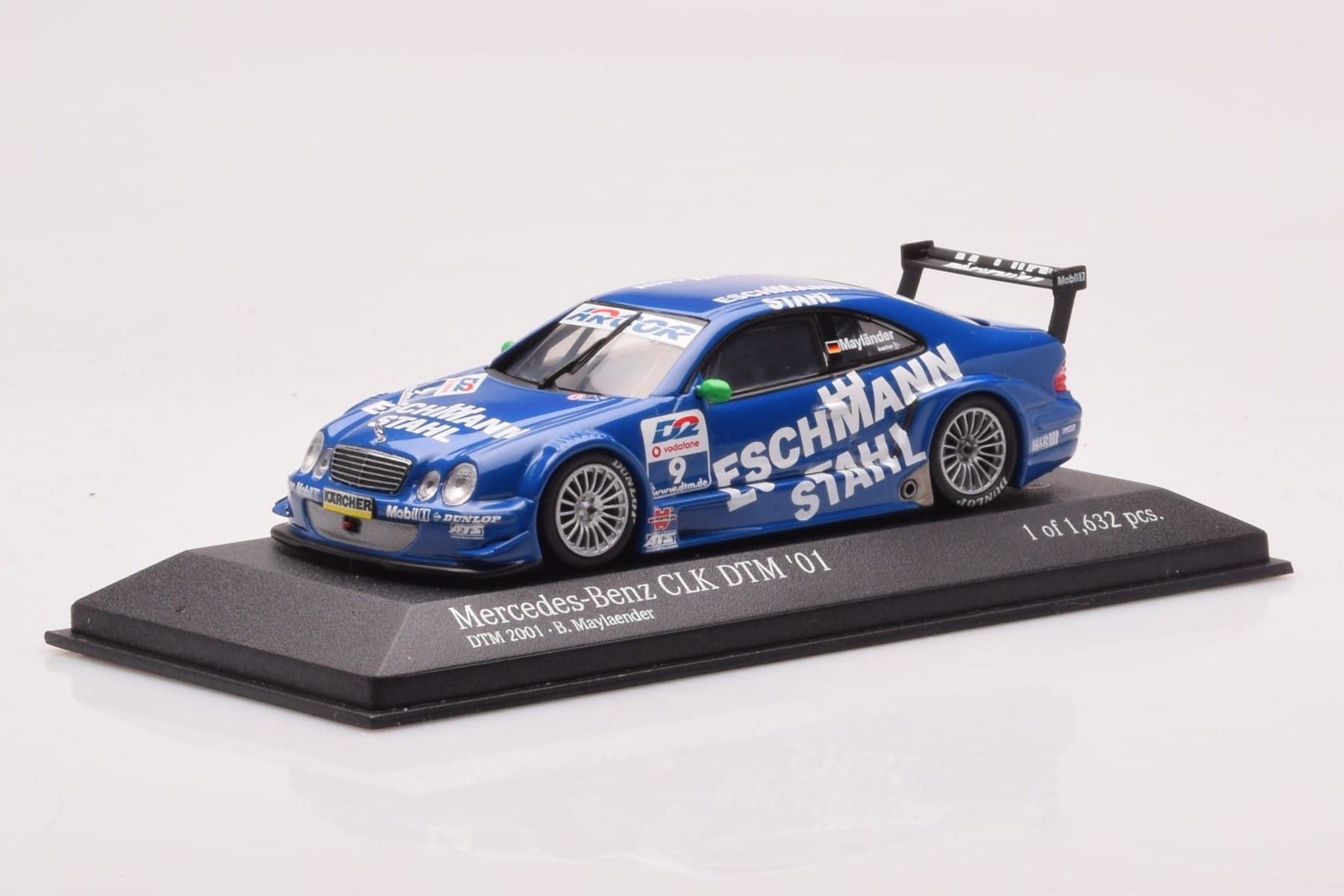 Mercedes CLK DTM Team Manthey #9 B. Maylander DTM 2001 Minichamps 1:43 400013109 Metalas - nuotrauka 2 iš 4