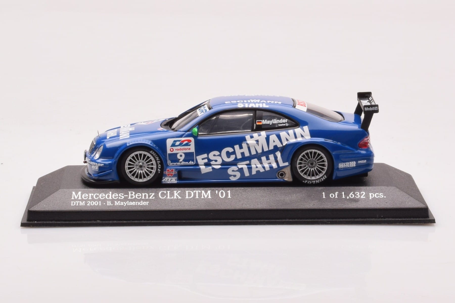 Mercedes CLK DTM Team Manthey #9 B. Maylander DTM 2001 Minichamps 1:43 400013109 Metalas
