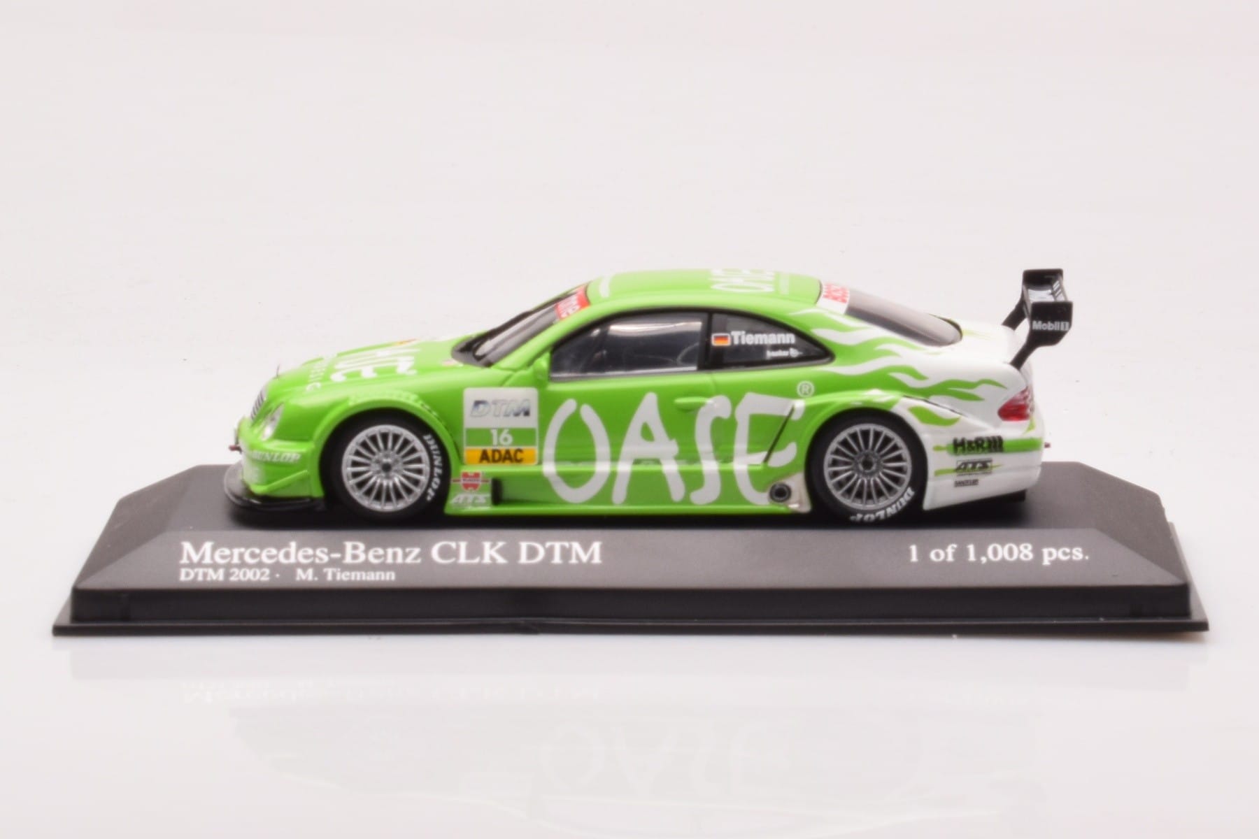 Mercedes CLK DTM Team OASE AMG #16 M. Tiemann DTM 2001 Minichamps 1:43 400023116 Metalas