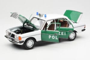 Mercedes E-Class W123 Polizei Norev 1:18 B66040676 Metalas - nuotrauka 2 iš 8