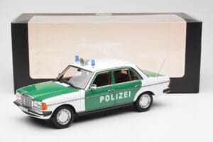 Mercedes E-Class W123 Polizei Norev 1:18 B66040676 Metalas - nuotrauka 8 iš 8