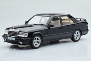 Mercedes E-Class W124 Tuning Juodas MCG 1:18
