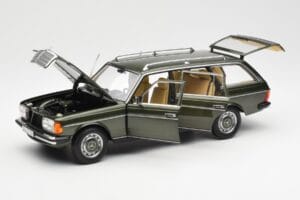 Mercedes 230T W123 T-Model Žalias Metalinis Norev 1:18 183730 Metalas - nuotrauka 2 iš 8