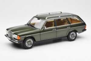 Mercedes 230T W123 T-Model Žalias Metalinis Norev 1:18