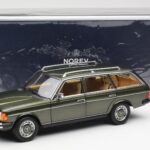 Mercedes 230T W123 T-Model Žalias Metalinis Norev 1:18 - image 8 of 8