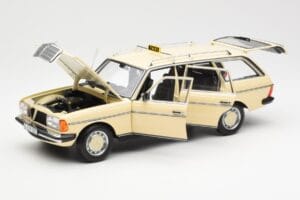 Mercedes 230T W123 T-Model Taksi Norev 1:18 183731 Metalas - nuotrauka 2 iš 8