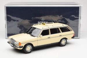 Mercedes 230T W123 T-Model Taksi Norev 1:18 183731 Metalas - nuotrauka 8 iš 8
