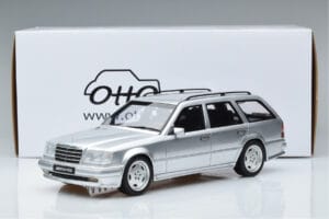 Mercedes E36 AMG S124 Sidabrinis Otto 1:18 OT889 Derva - nuotrauka 6 iš 6