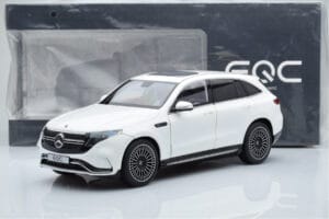 Mercedes EQC 400 Diamond Baltas NZG 1:18 B66963756 Metalas - nuotrauka 8 iš 8