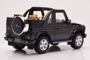 Mercedes G500 W463 Kabrioletas Obsidian Juodas Otto 1:18 OT1040 Derva - nuotrauka 2 iš 6