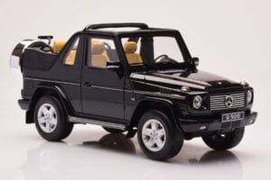 Mercedes G500 W463 Kabrioletas Obsidian Juodas Otto 1:18 OT1040 Derva - nuotrauka 4 iš 6