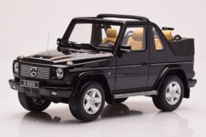 Mercedes G500 W463 Kabrioletas Obsidian Juodas Otto 1:18