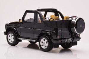 Mercedes G500 W463 Kabrioletas Obsidian Juodas Otto 1:18 OT1040 Derva - nuotrauka 5 iš 6