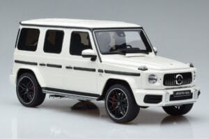 Mercedes AMG G63 W463 Baltas GT Spirit 1:18 KJ038 Metalas - nuotrauka 4 iš 6