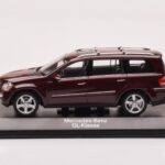 Mercedes GL X164 Karneolis Raudonas Minichamps 1:43