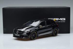 Mercedes AMG GLA45 X156 Geltonas Night Edition GT Spirit 1:18 B66960469 Derva - nuotrauka 6 iš 6