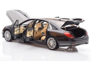 Mercedes Maybach S-Class W222 Brabus 900 Obsidian Juodas Almost Real 1:18 860102 Metalas - nuotrauka 5 iš 8