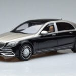 Mercedes Maybach S600 W222 Juodas Sidabrinis GT Spirit 1:18 GT237 Derva