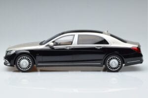 Mercedes Maybach S600 W222 Juodas Sidabrinis GT Spirit 1:18 GT237 Derva - nuotrauka 3 iš 6