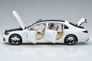 Mercedes Maybach S600 W222 V12 Biturbo Diamond Baltas Almost Real 1:18 820116 Metalas - nuotrauka 5 iš 11