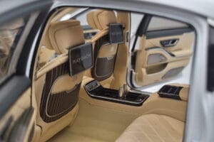 Mercedes Maybach S600 W222 V12 Biturbo Diamond Baltas Almost Real 1:18 820116 Metalas - nuotrauka 9 iš 11