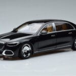 Mercedes Maybach S600 W222 V12 Biturbo Obsidian Juodas Almost Real 1:18