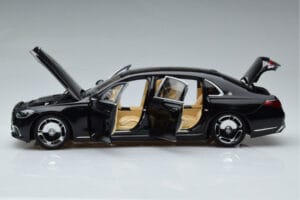 Mercedes Maybach S600 W222 V12 Biturbo Obsidian Juodas Almost Real 1:18 820115 Metalas - nuotrauka 4 iš 11
