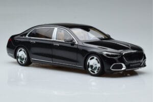 Mercedes Maybach S600 W222 V12 Biturbo Obsidian Juodas Almost Real 1:18 820115 Metalas - nuotrauka 6 iš 11