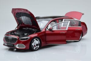 Mercedes Maybach S600 W222 V12 Biturbo Patagonia Raudonas Almost Real 1:18 820119 Metalas - nuotrauka 2 iš 10