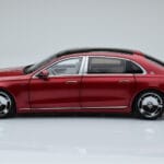 Mercedes Maybach S600 W222 V12 Biturbo Patagonia Raudonas Almost Real 1:18 - image 4 of 10
